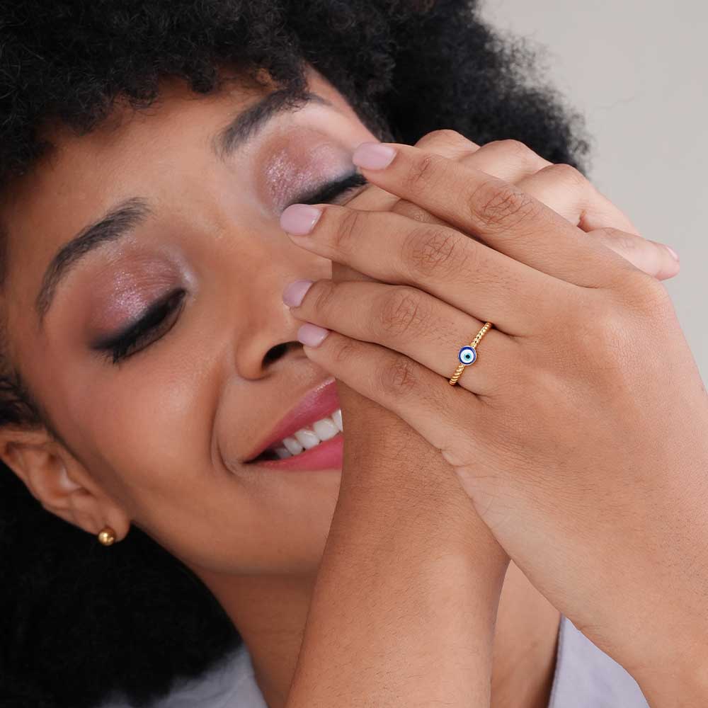 Evil Eye Timeless 925 Silver Ring
