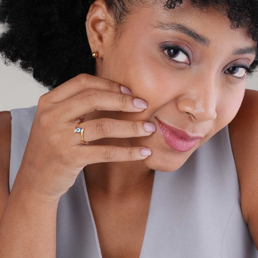 Evil Eye Mirage 925 Silver Ring