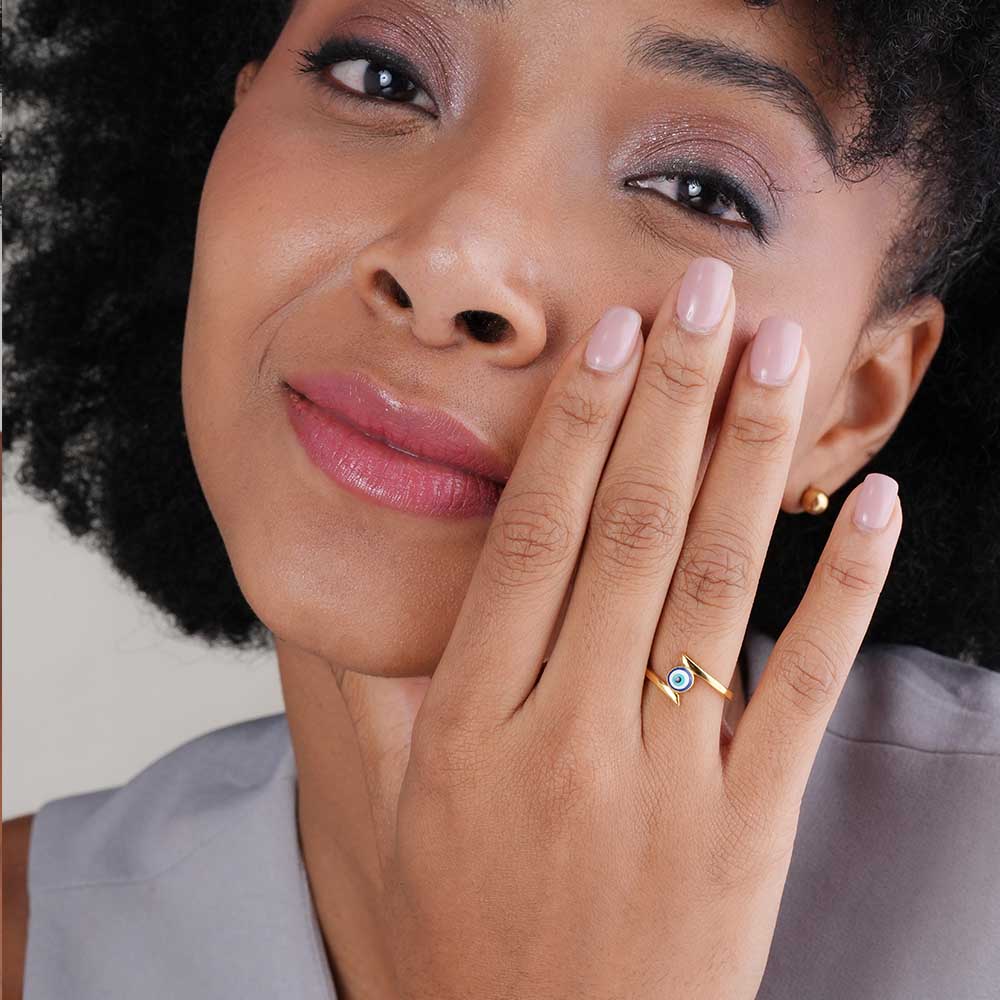 Evil Eye Mirage 925 Silver Ring