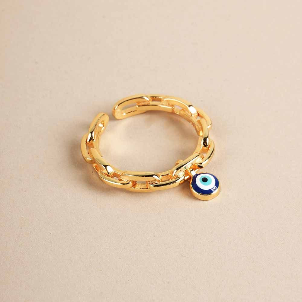 Evil Eye charm 925 silver Ring