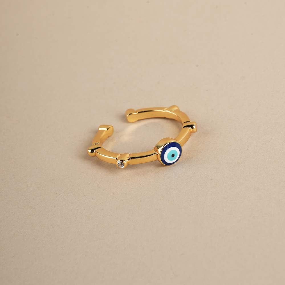 Evil Eye 925 Stone Band Ring