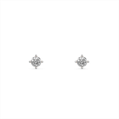 Vintage Blossom 9KT Gold Laboratory Grown Diamond Stud Earring