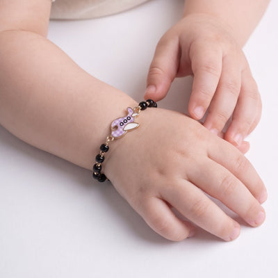Playful Airplane 9KT Gold Nazariya for Kids