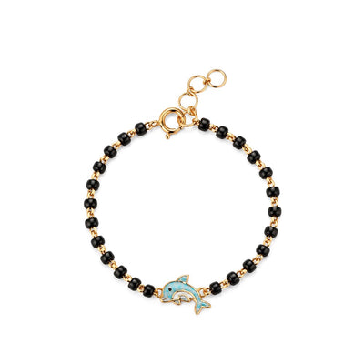 Playful Dolphin 9KT Gold Nazariya for Kids