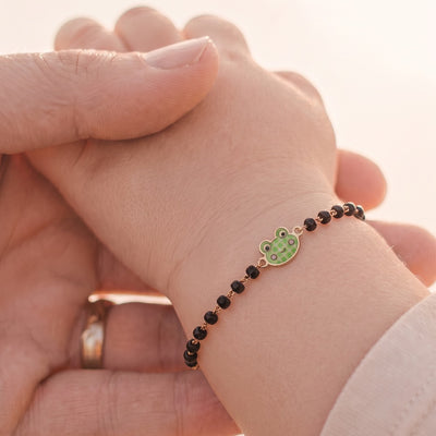 Cheerful Frog 9KT Gold Nazariya for Kids