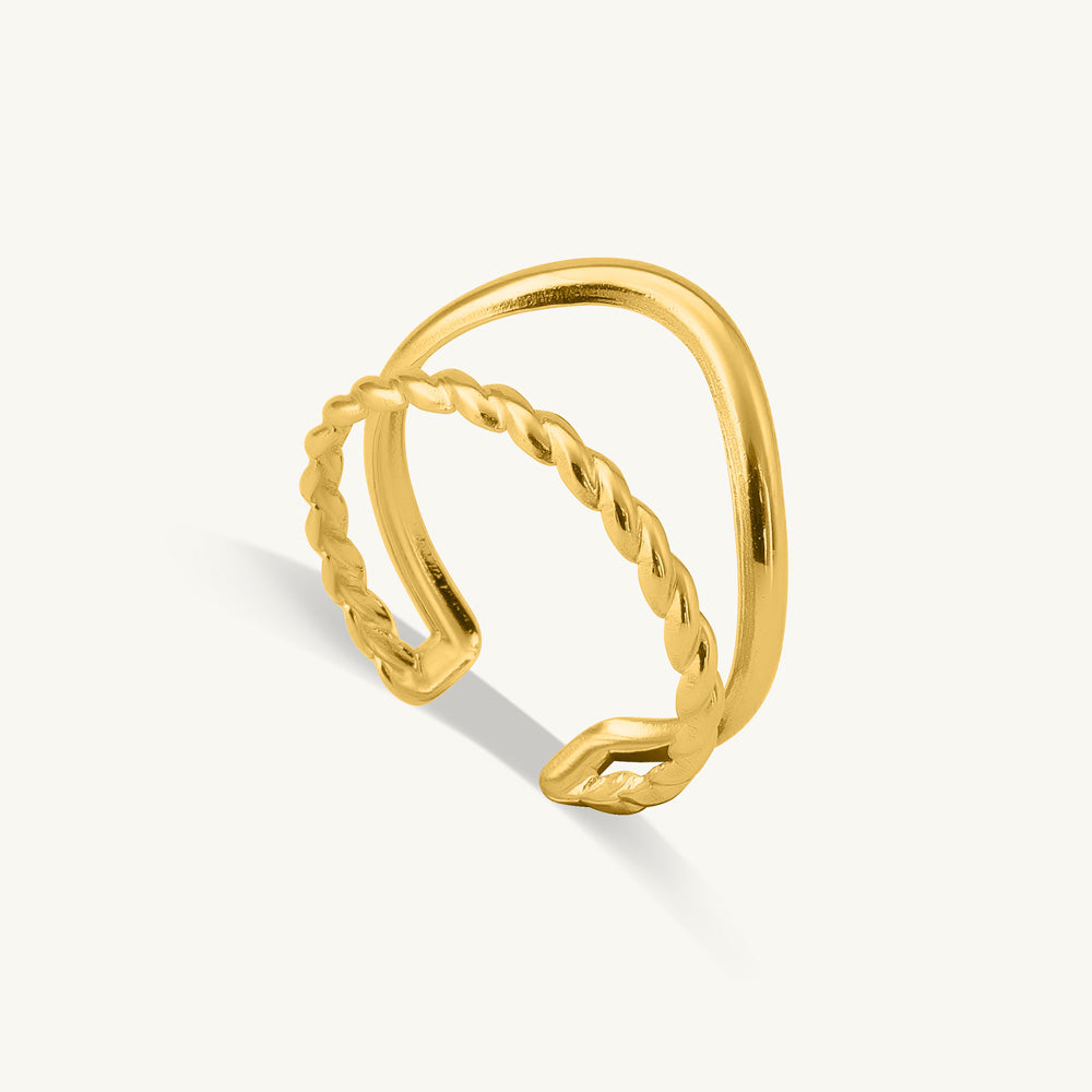 Braided Arc Golden Ring-TEST