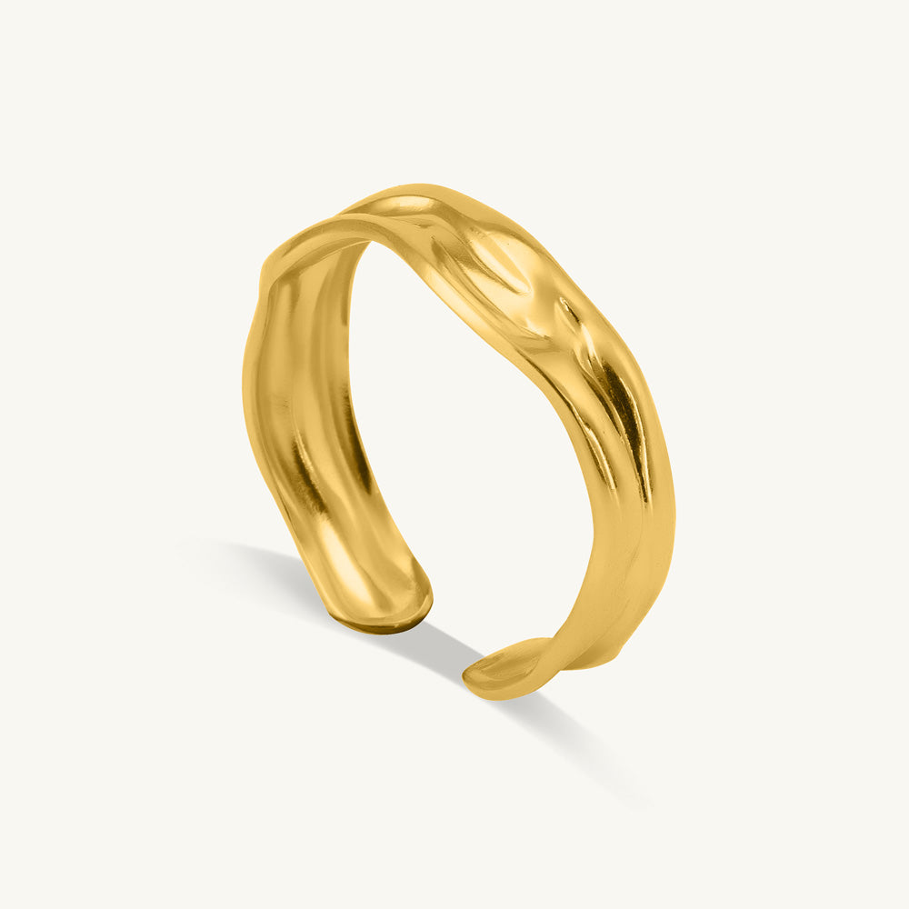 Sculpted Pearl Statement Ring-TEST