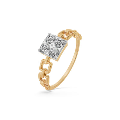 Urban Link 9KT Gold Laboratory Grown Diamond Ring
