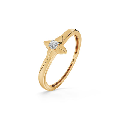 North Star Marquise 9KT Gold Laboratory Grown Diamond Ring