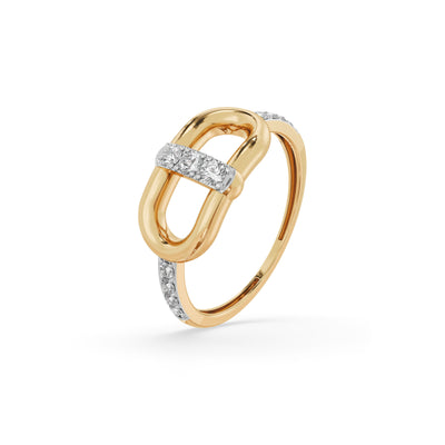 Amour Embrace 9KT Gold Laboratory Grown Diamond Ring