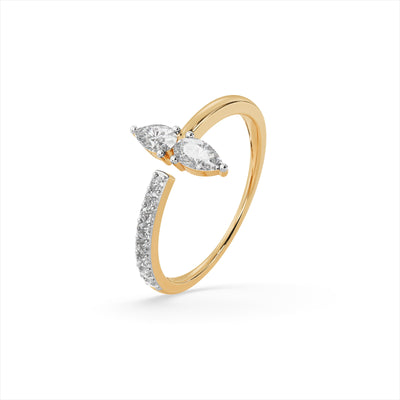 Seraphine Spark 9KT Gold Laboratory Grown Diamond Ring
