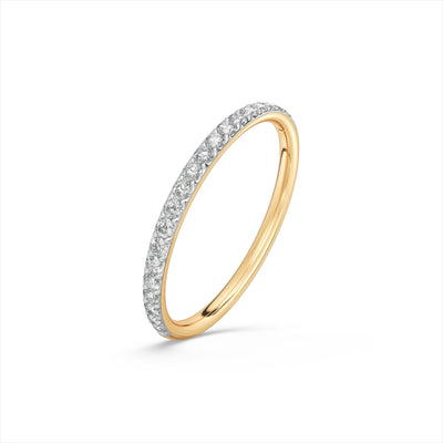 Solara Gleam 9KT Gold Laboratory Grown Diamond Ring