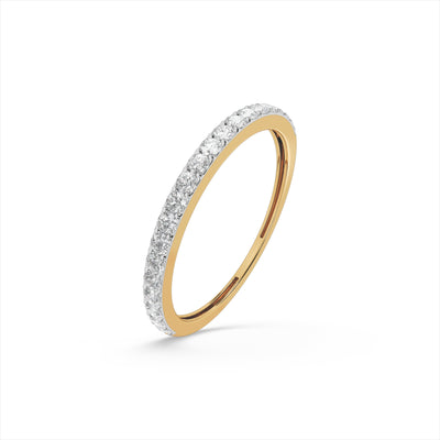 Endless Radiance 9KT Gold Laboratory Grown Diamond Ring