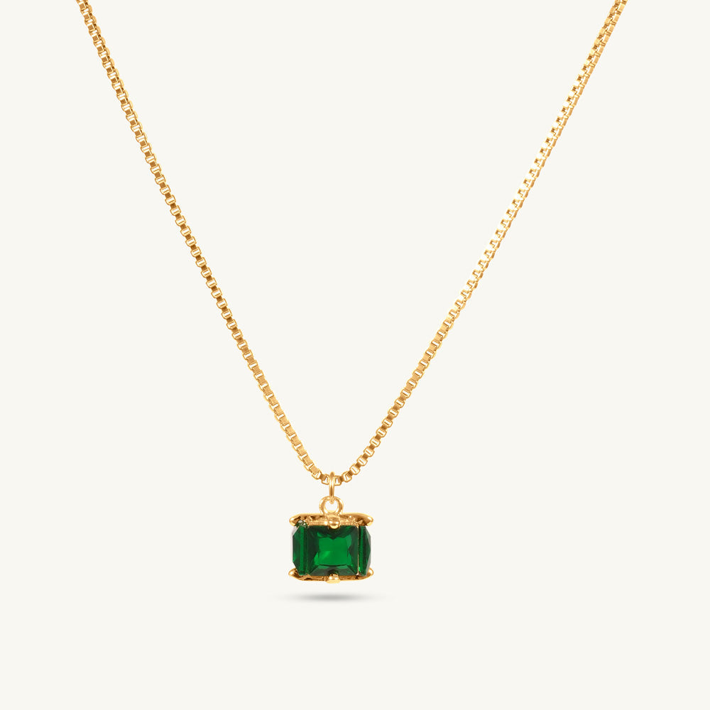 Emerald Ice Pendant NecklaceTEST
