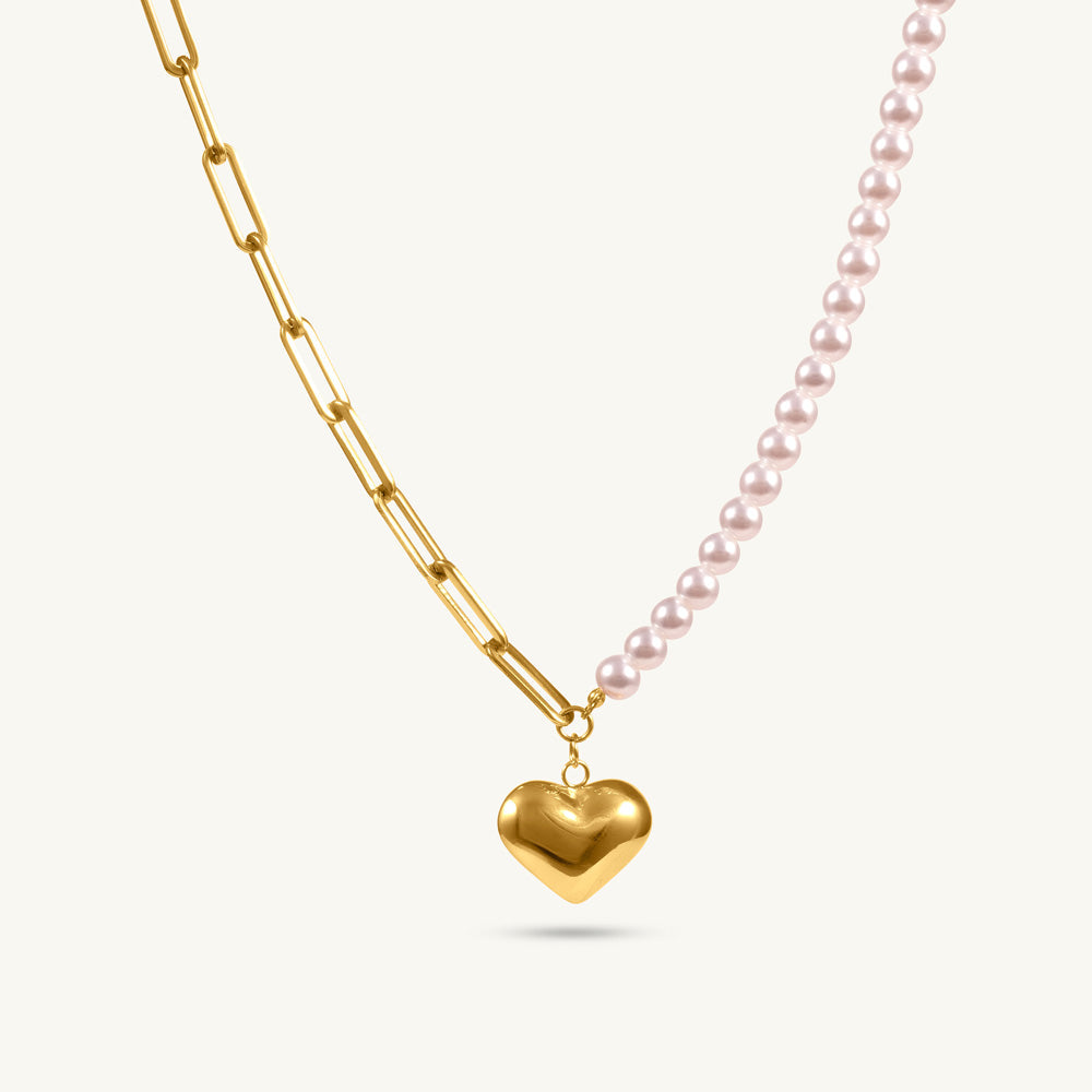 Eternal Love Pearl Pendant NecklaceTEST
