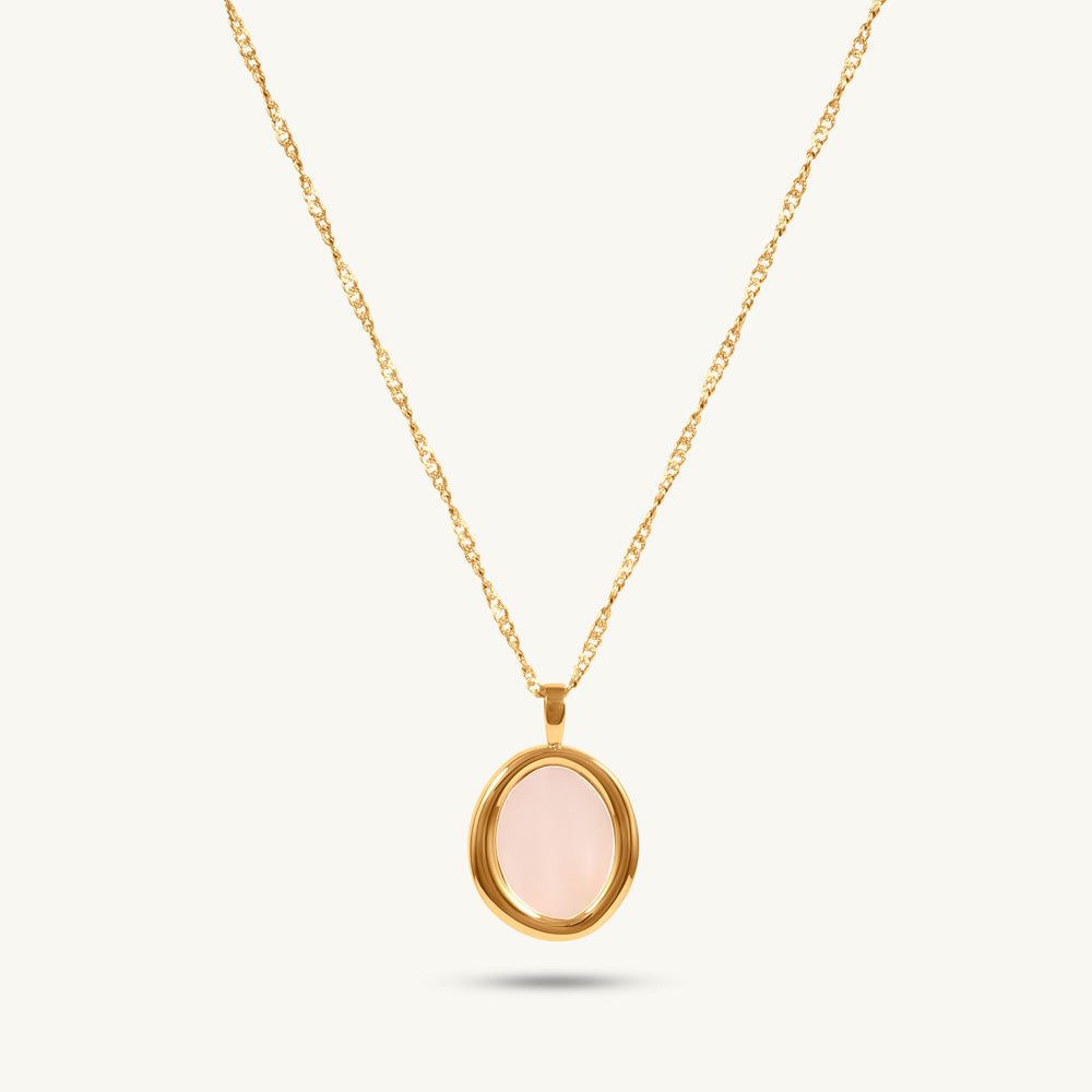 Classic Gold Round PendantTEST