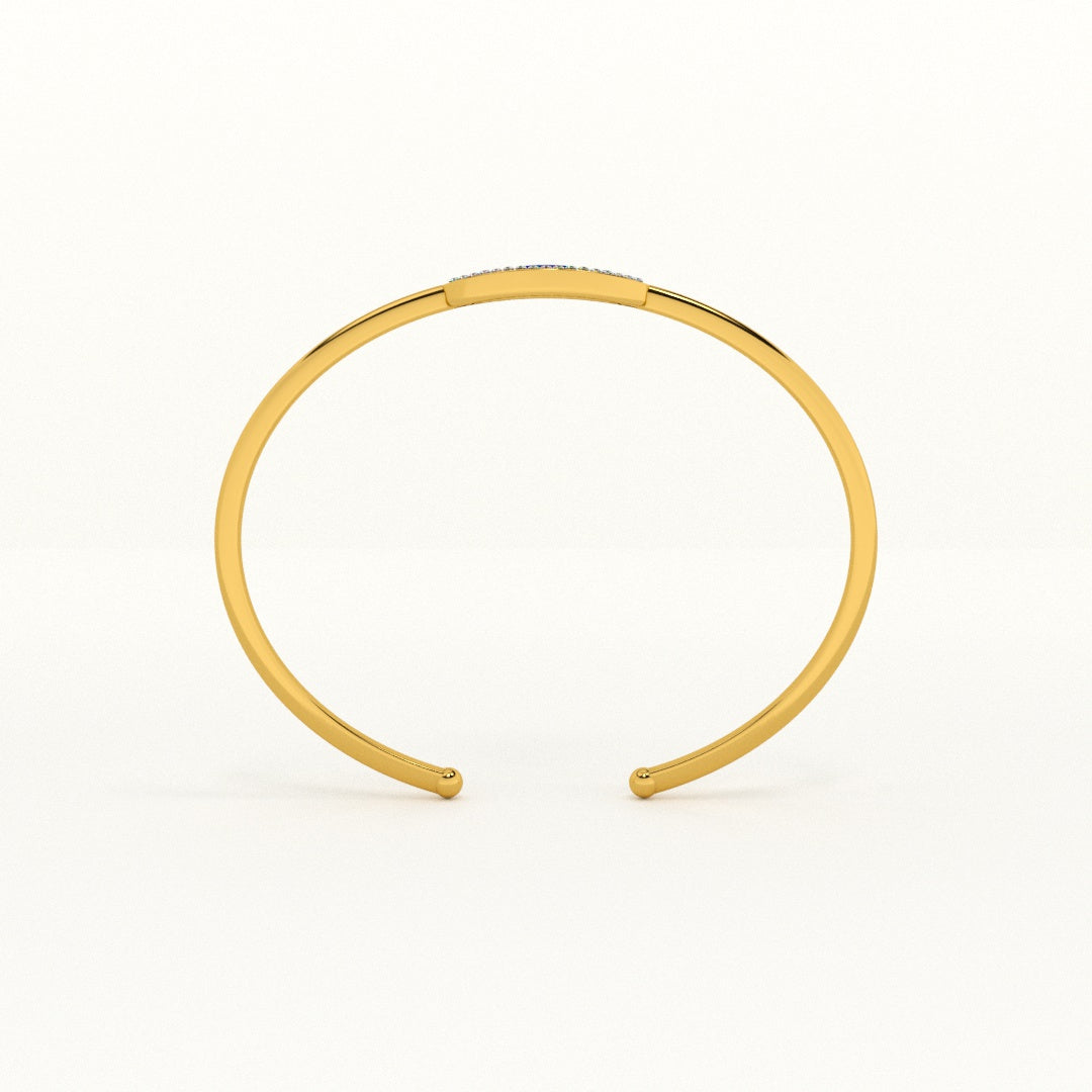 Evil Eye Zeinth 925 Silver Open Bangle