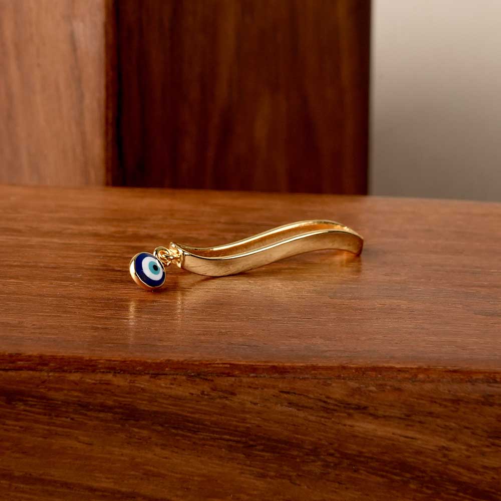 Evil Eye Wave 925 Silver Watch Charm