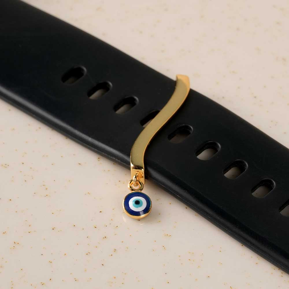 Evil Eye Wave 925 Silver Watch Charm