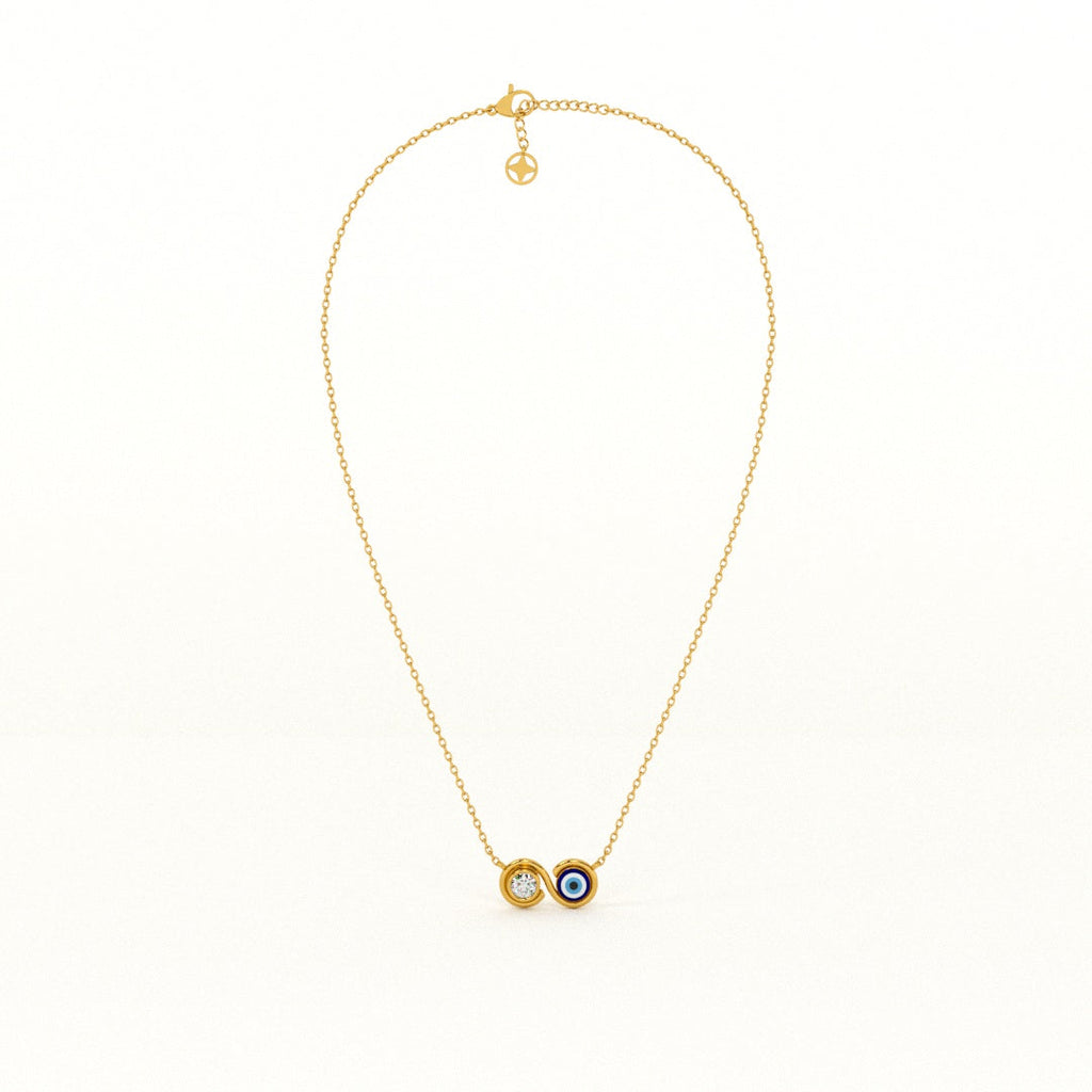 Evil Eye Journey 925 Silver Necklace