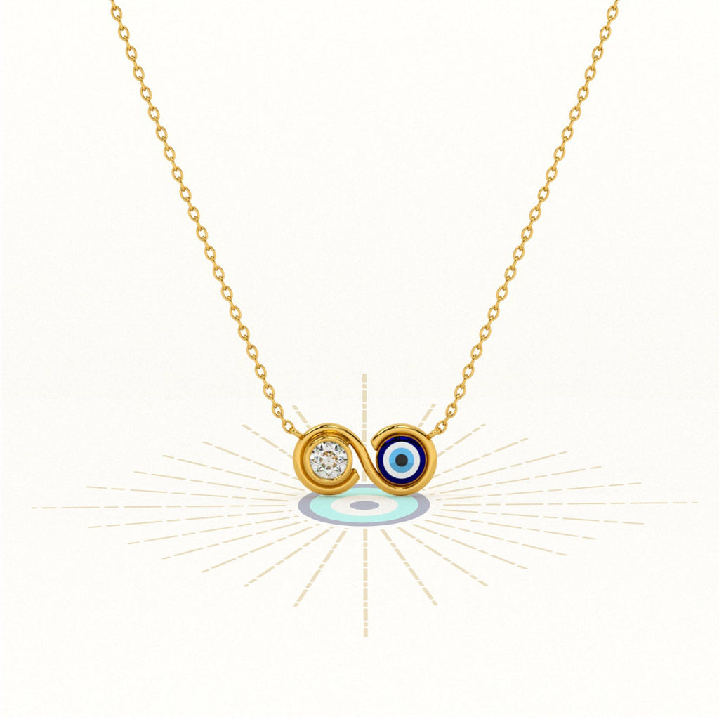 Evil Eye Journey 925 Silver Necklace