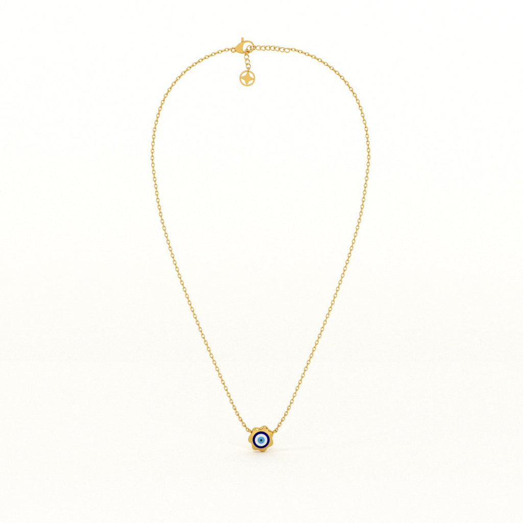 Evil Eye Playful 925 Silver Necklace