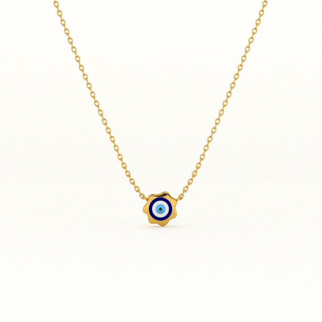 Evil Eye Playful 925 Silver Necklace