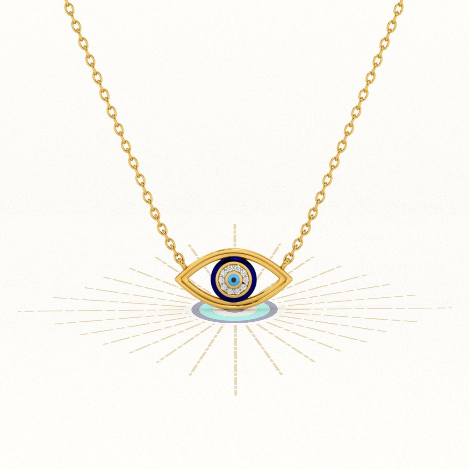 Evil Eye Zenith 925 Silver Necklace