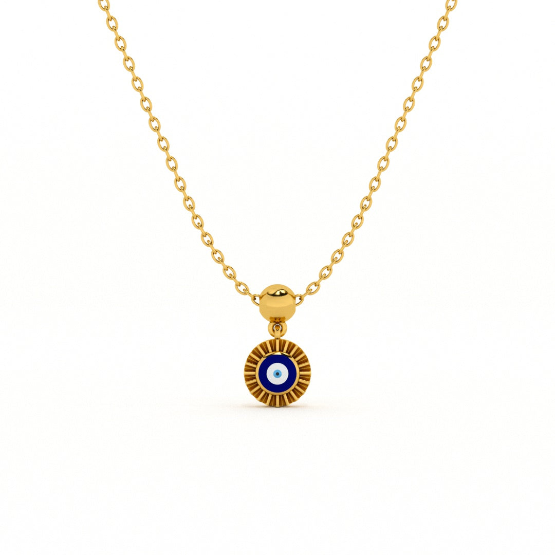 Evil Eye Enigma 925 Silver Necklace