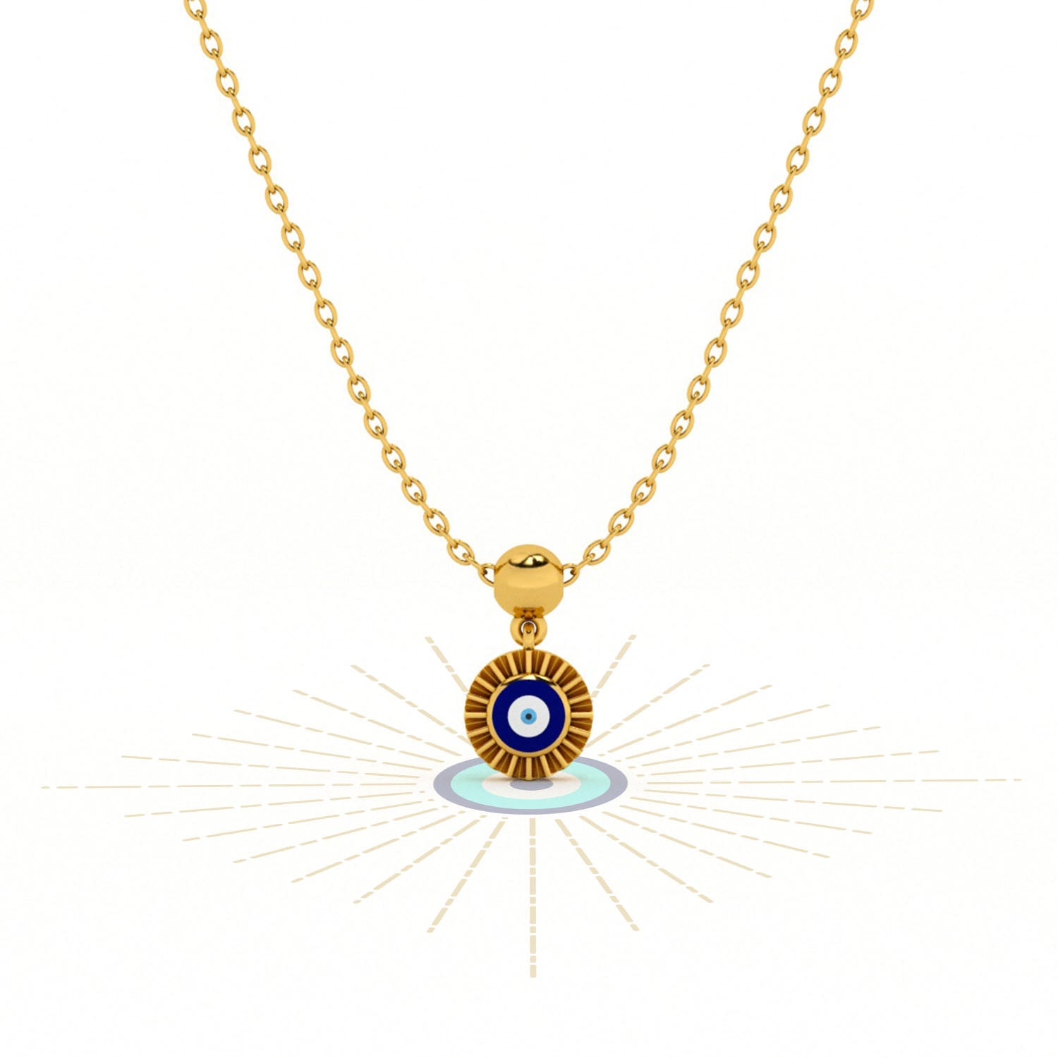 Evil Eye Enigma 925 Silver Necklace