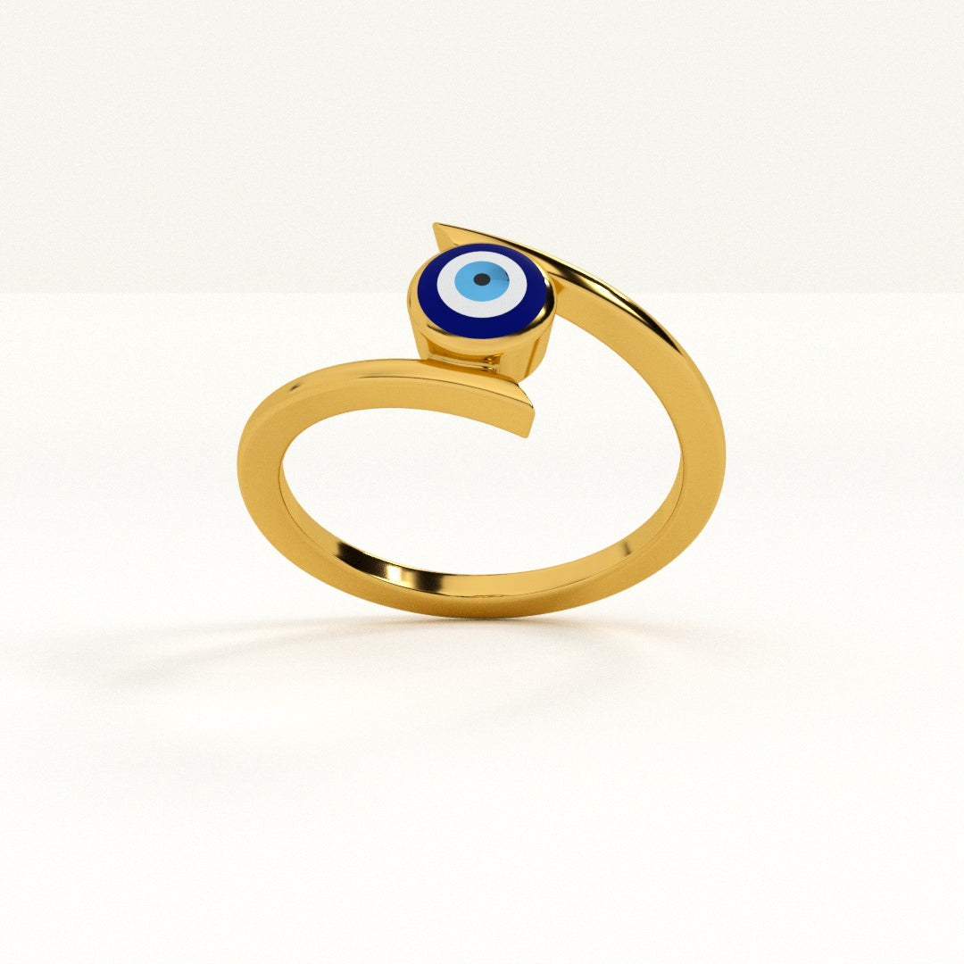 Evil Eye Mirage 925 Silver Ring