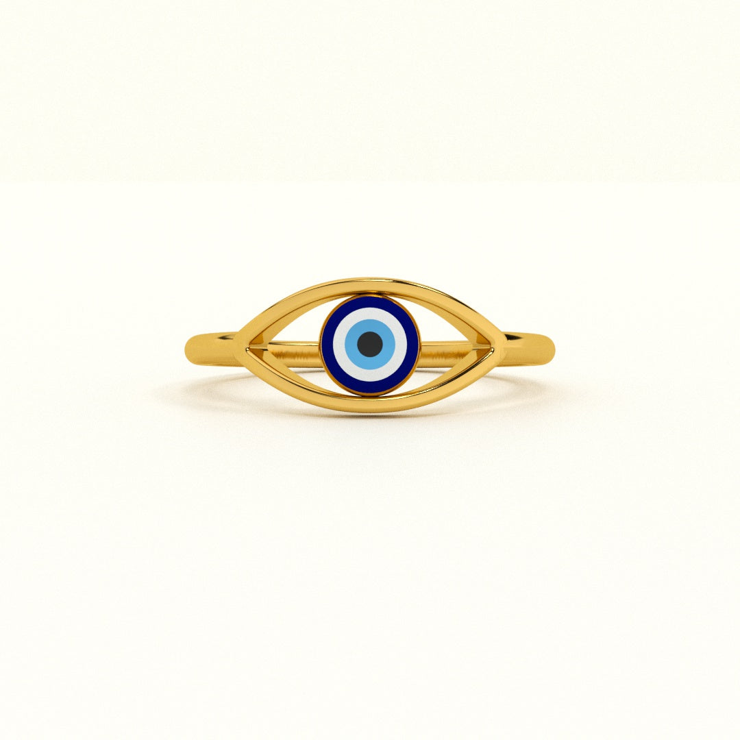 Evil Eye Zeinth 925 Silver Ring