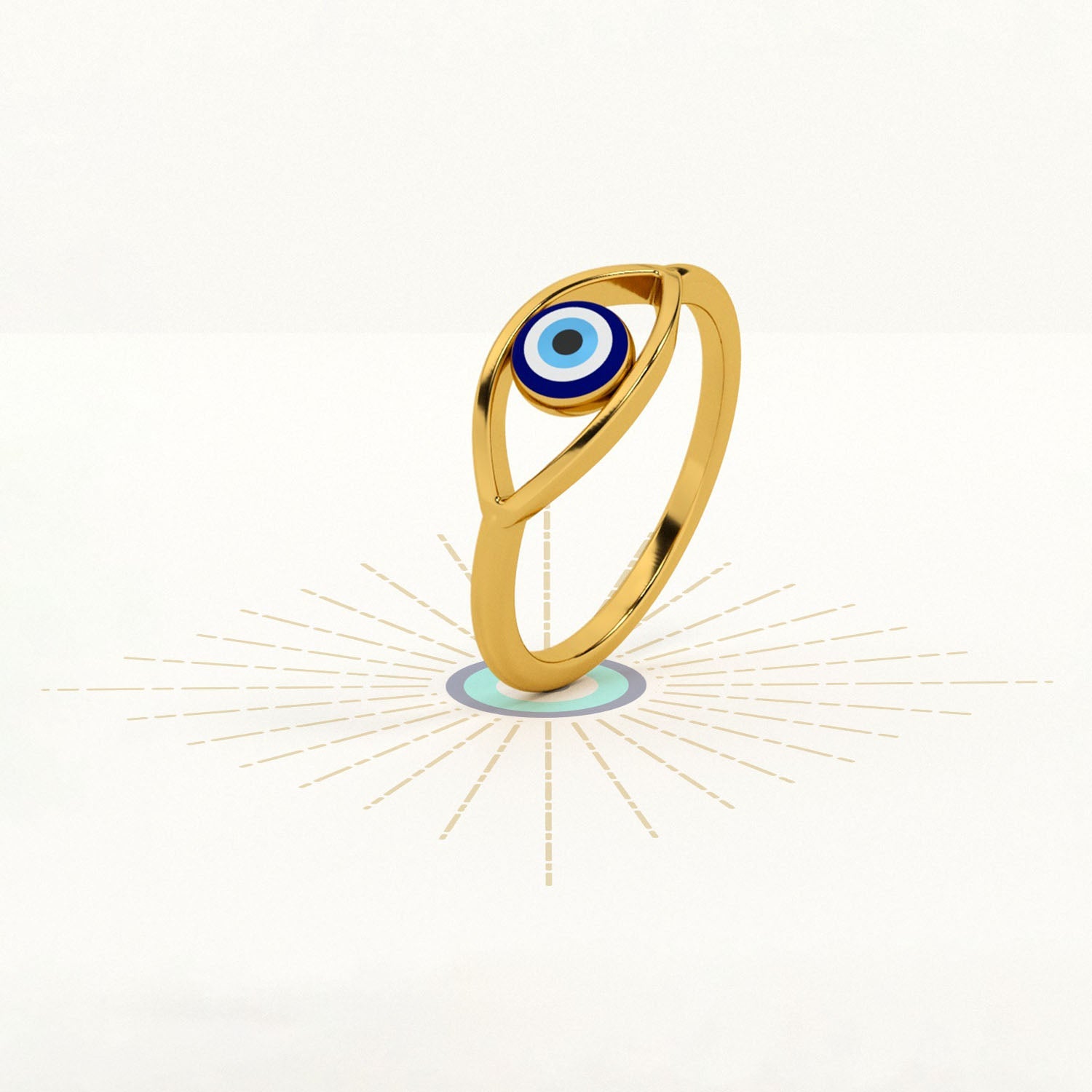 Evil Eye Zeinth 925 Silver Ring
