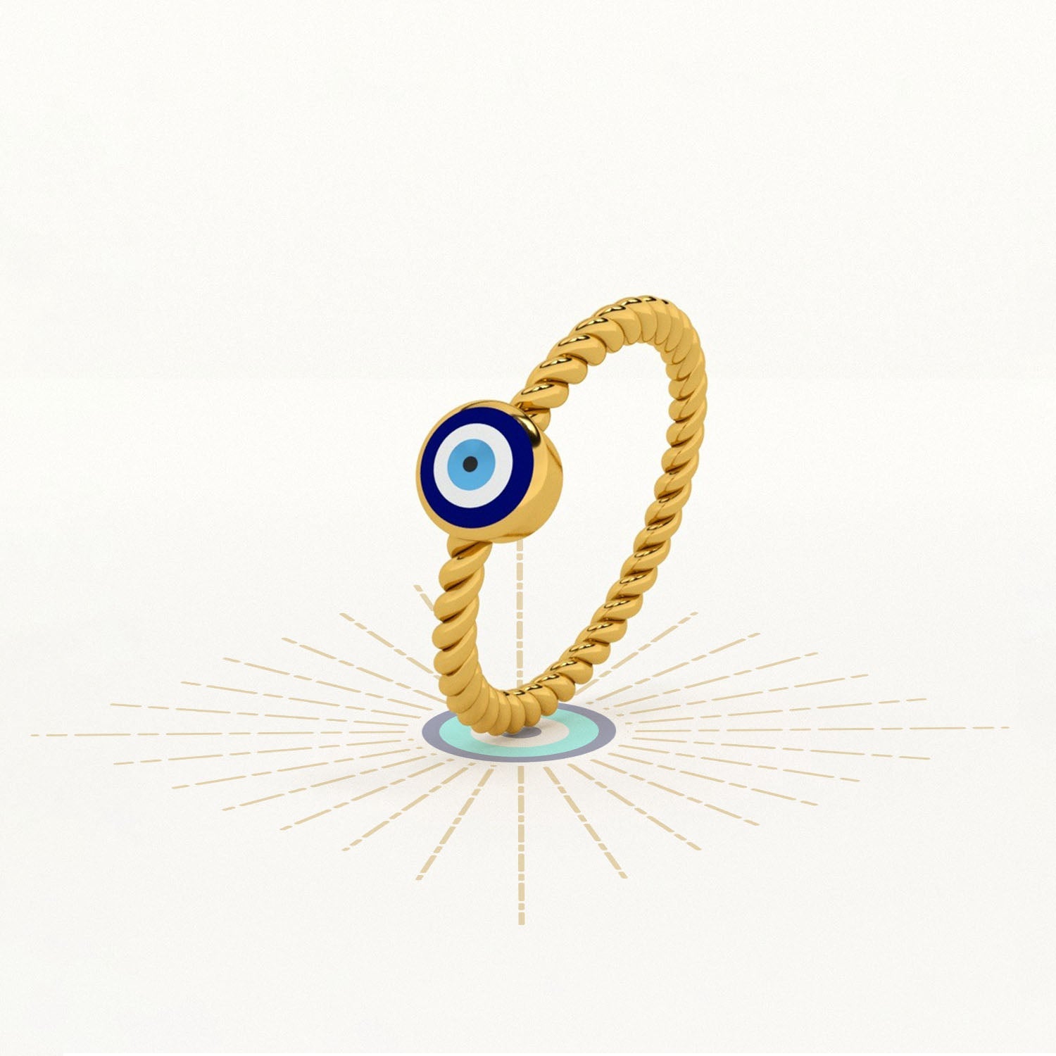 Evil Eye Timeless 925 Silver Ring