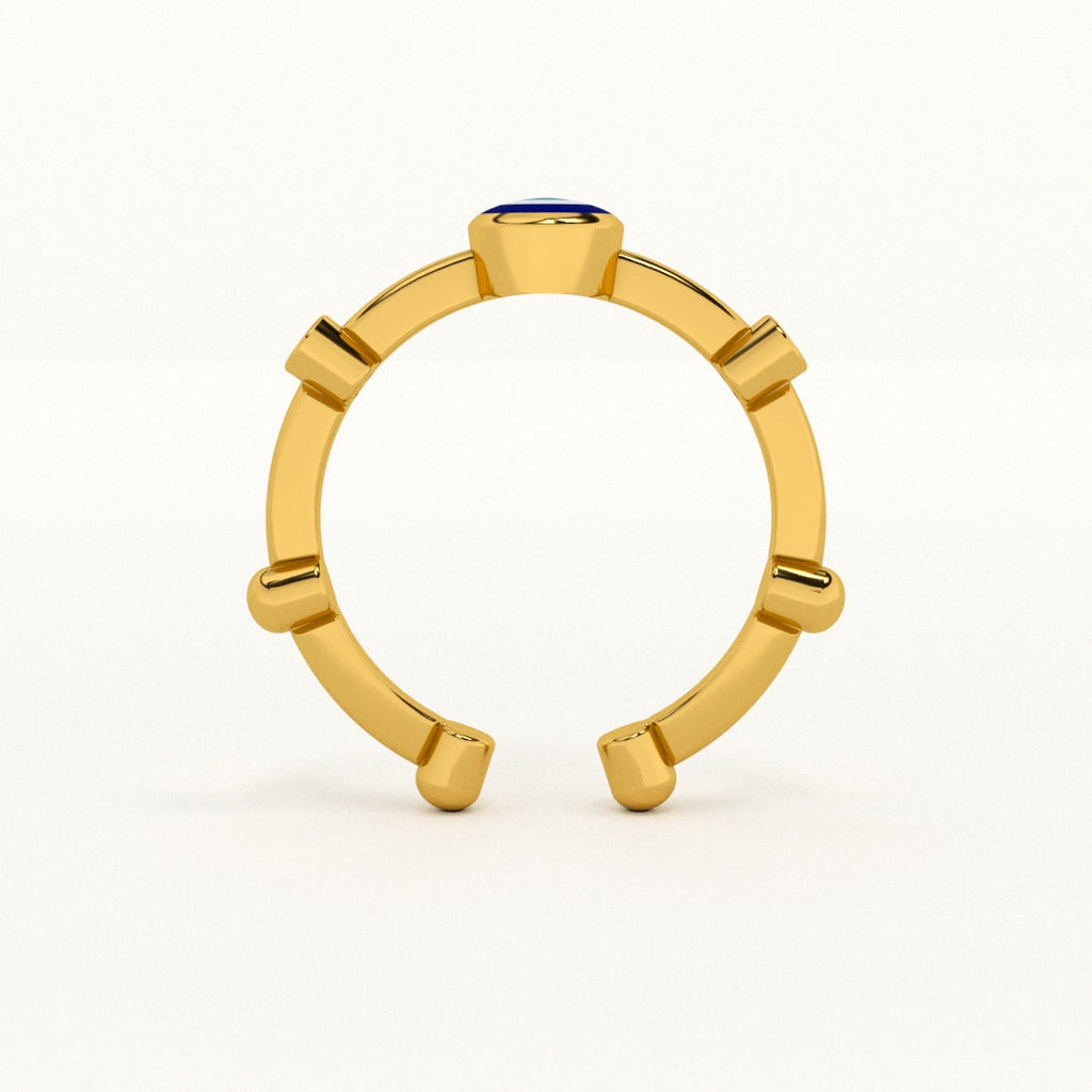 Evil Eye 925 Stone Band Ring