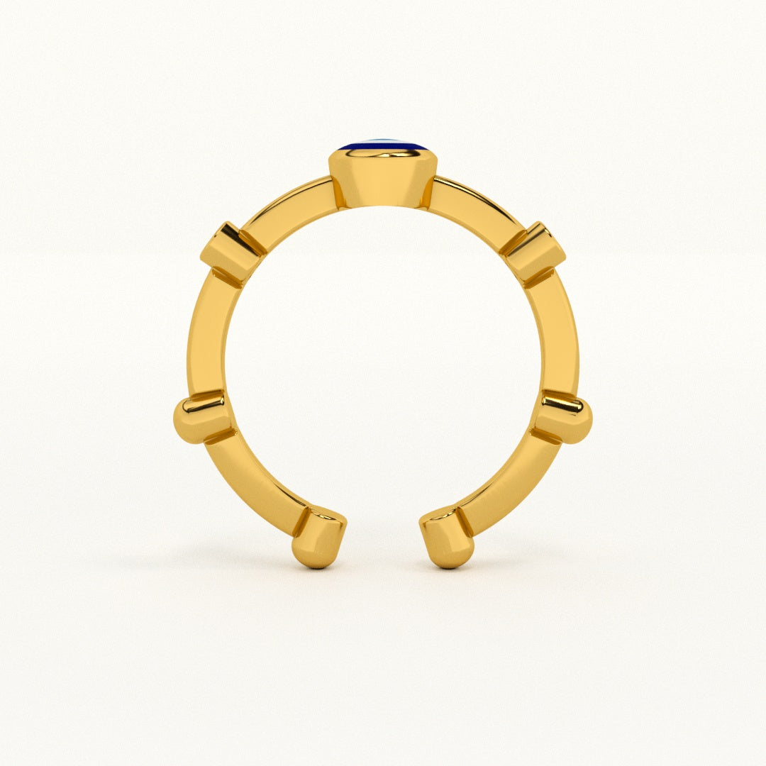 Evil Eye 925 Stone Band Ring