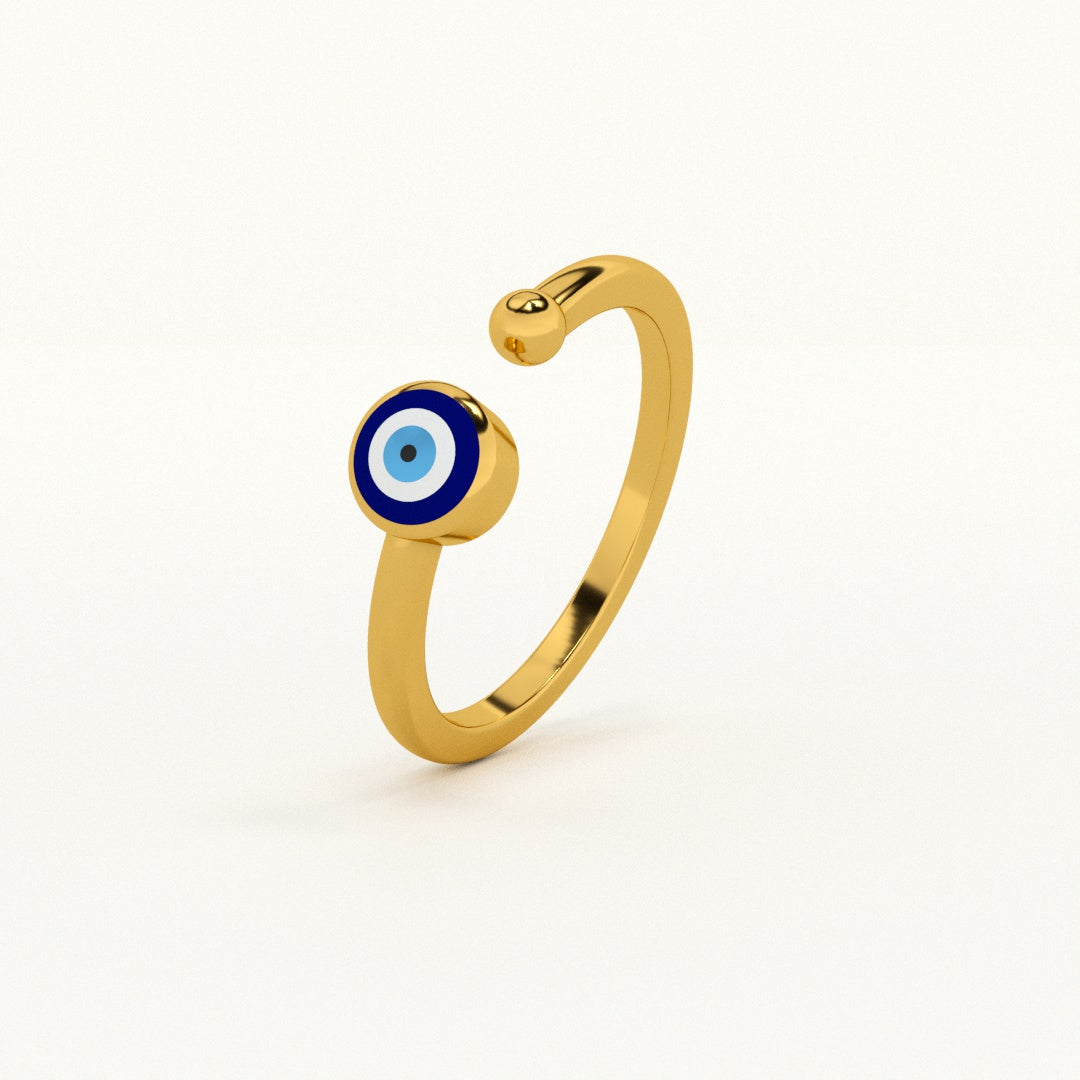 Evil Eye Oracle 925 Silver Ring