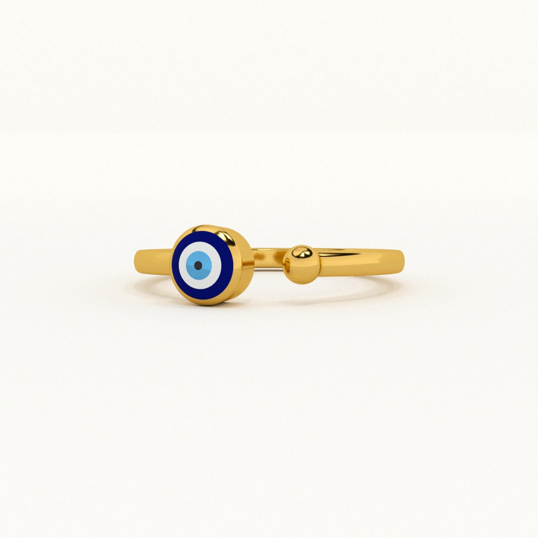 Evil Eye Oracle 925 Silver Ring