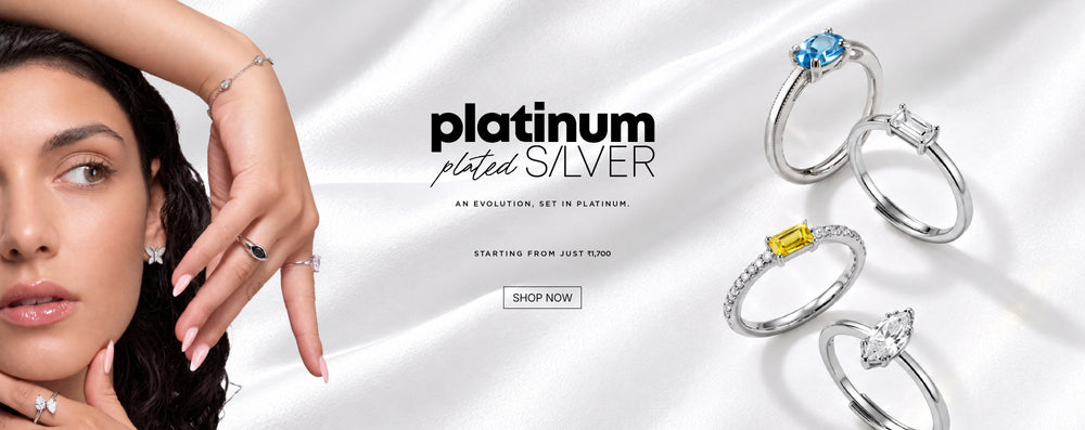 Platinum Plated Silver Banner