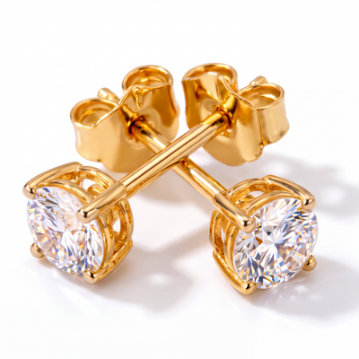 Lumiere Solitaire Laboratory Grown Diamond Stud Earrings